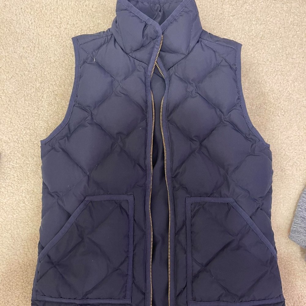 J Crew Factory navy blue vest